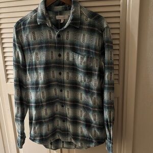 Standard Cloth Urban Outfitters Men’s Plaid Flannel Shirt Sz M Outdoors Gorpcore